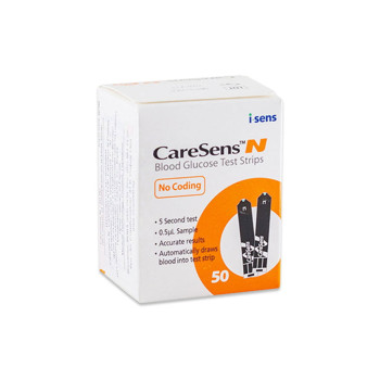 نوار تست قند خون کرسنس Caresens بسته ۵۰ عددی