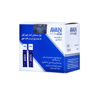 نوار تست قند خون آوان بسته 50 عددی